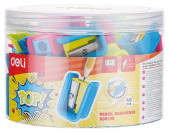 Точилка для карандашей ручная Deli ER00106 PoP 1 отверстие пластик ассорти туба Точилка для карандашей ручная Deli ER00106 PoP 1 отверстие пластик ассорти туба