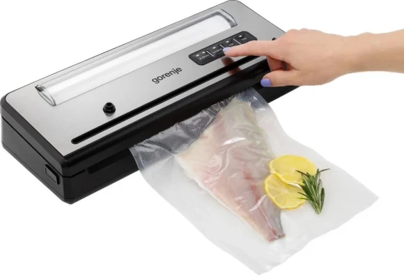 Вакуумный упаковщик Gorenje VS110BE 110Вт серебристый/черный Вакуумный упаковщик Gorenje VS110BE 110Вт серебристый/черный