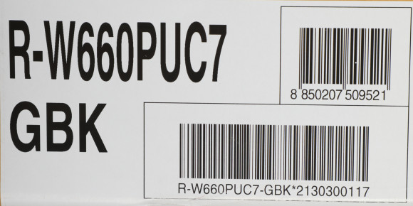 Холодильник Hitachi R-W660PUC7 GBK 2-хкамерн. черный стекло инвертер