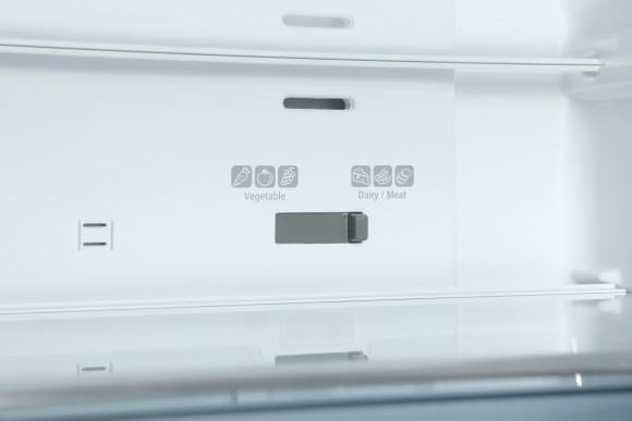 Холодильник Hitachi R-W660PUC7 GBK 2-хкамерн. черный стекло инвертер