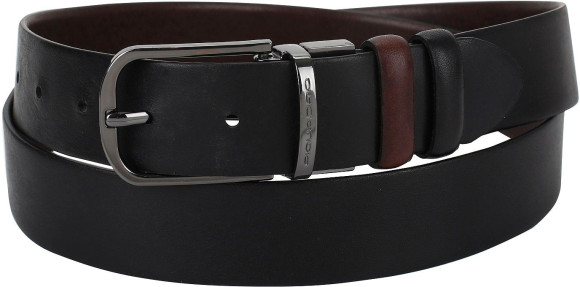 Ремень мужской Piquadro Black Square CU4877B3/TMN 125х3.5см темно-коричневый/черный натур.кожа Ремень мужской Piquadro Black Square CU4877B3/TMN 125х3.5см темно-коричневый/черный натур.кожа