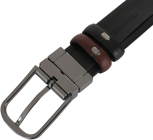 Ремень мужской Piquadro Black Square CU4877B3/TMN 125х3.5см темно-коричневый/черный натур.кожа Ремень мужской Piquadro Black Square CU4877B3/TMN 125х3.5см темно-коричневый/черный натур.кожа