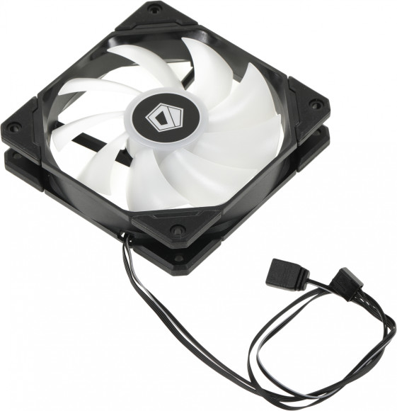 Вентилятор для корпуса ID-Cooling TF-12025 ARGB 120х120x25 черный 4-pin 31дБ (TF-12025-ARGB) Ret