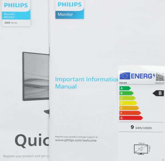 Монитор Philips 24" 24B2N2200 черный IPS LED 16:9 HDMI M/M матовая 300cd 178гр/178гр 1920x1080 120Hz VGA DP FHD 2.91кг