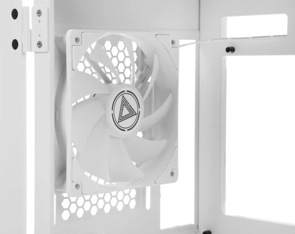 Корпус Montech Sky One Lite белый без БП ATX 5x120mm 5x140mm 2xUSB3.0 audio bott PSU