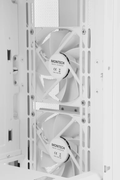 Корпус Montech Sky One Lite белый без БП ATX 5x120mm 5x140mm 2xUSB3.0 audio bott PSU