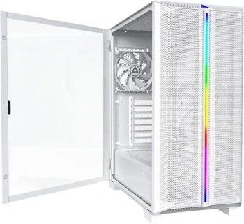 Корпус Montech Sky One Lite белый без БП ATX 5x120mm 5x140mm 2xUSB3.0 audio bott PSU