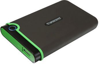 Жесткий диск Transcend USB3.0 2TB TS2TSJ25M3S StoreJet 25M3S (5400rpm) 2.5" серый