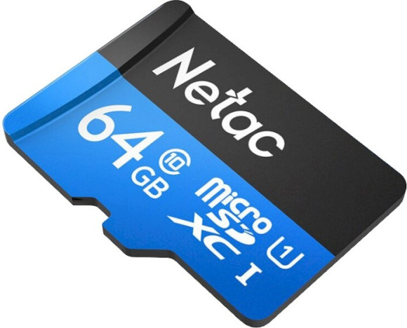 Флеш карта microSDXC 64GB Netac NT02P500STN-064G-S P500 w/o adapter Флеш карта microSDXC 64GB Netac NT02P500STN-064G-S P500 w/o adapter