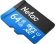 Флеш карта microSDXC 64GB Netac NT02P500STN-064G-S P500 w/o adapter