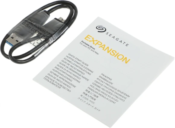 Жесткий диск Seagate USB3.0 1TB STKM1000400 Expansion Portable 2.5" черный