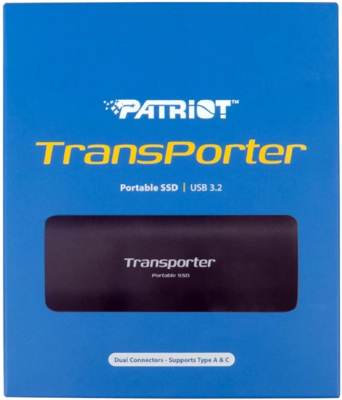 Накопитель SSD Patriot USB-C 2TB PTP2TBPEC Transporter черный
