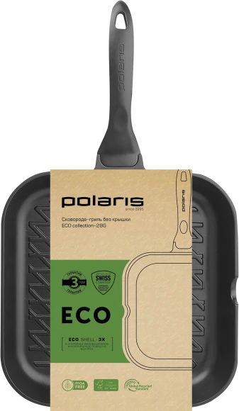 Сковорода-гриль Polaris Eco collection 28G квадратная покрытие: антипригарное ручка несъемная (без крышки) фиолетовый Сковорода-гриль Polaris Eco collection 28G квадратная покрытие: антипригарное ручка несъемная (без крышки) фиолетовый