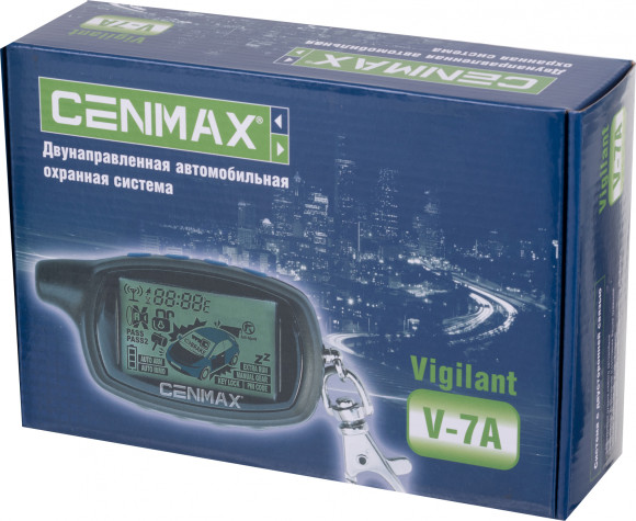 Автосигнализация Cenmax Vigilant V-7A с обратной связью брелок с ЖК дисплеем Автосигнализация Cenmax Vigilant V-7A с обратной связью брелок с ЖК дисплеем