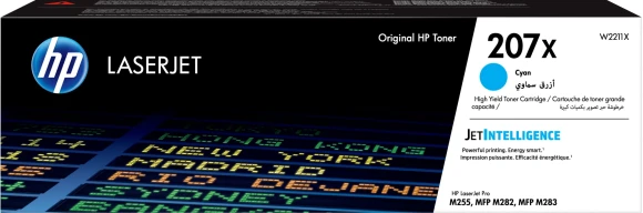 Картридж лазерный HP 207X W2211X голубой бар.в компл. (2450стр.) для HP M255/MFP M282/M283 Картридж лазерный HP 207X W2211X голубой бар.в компл. (2450стр.) для HP M255/MFP M282/M283