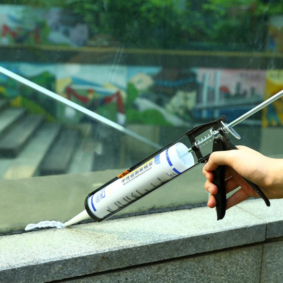 Пистолет для герметика Deko DKFG02 механический каркасный черный (012-2151)