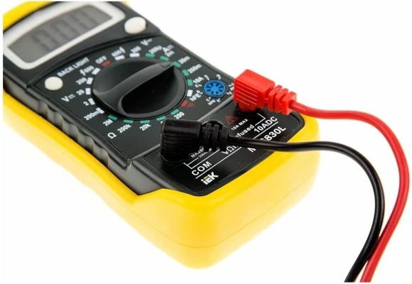 Мультиметр IEK Master MAS830L цифровой желтый/черный (TMD-3L-830) Мультиметр IEK Master MAS830L цифровой желтый/черный (TMD-3L-830)