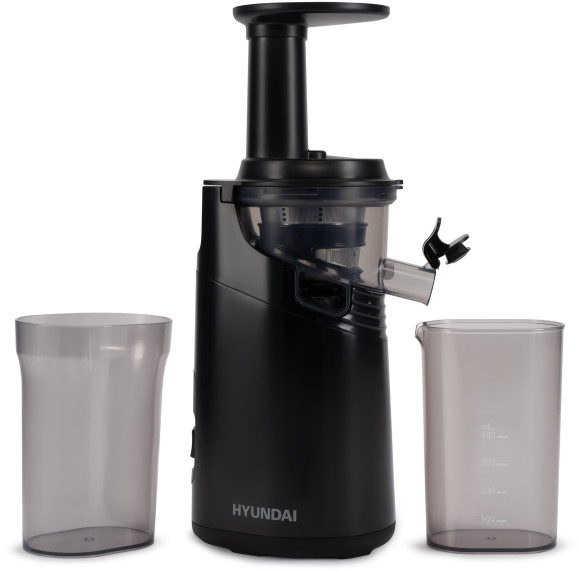 Соковыжималка шнековая Hyundai HY-JS2323 120Вт рез.сок.:400мл. черный Соковыжималка шнековая Hyundai HY-JS2323 120Вт рез.сок.:400мл. черный