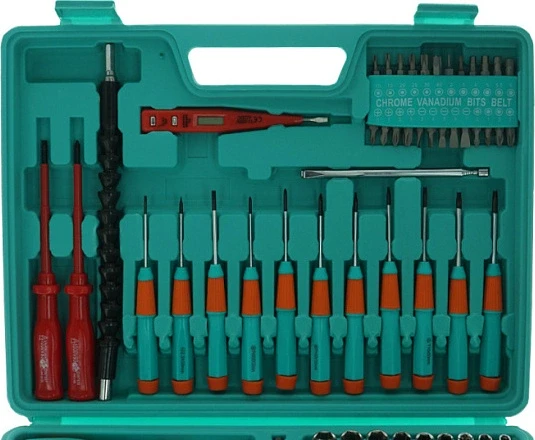 Набор отверток Sturm! 1040-02-SS10 в компл.:71 предмет жесткий кейс