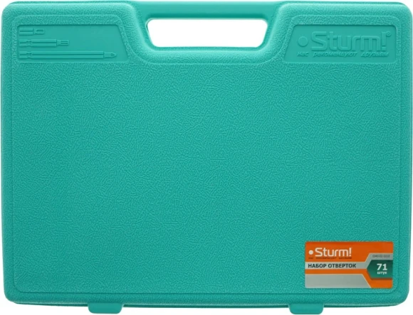 Набор отверток Sturm! 1040-02-SS10 в компл.:71 предмет жесткий кейс