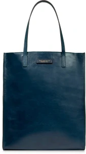 Сумка шоппер женская The Bridge Mirra 04130401/KP голубая натур.кожа