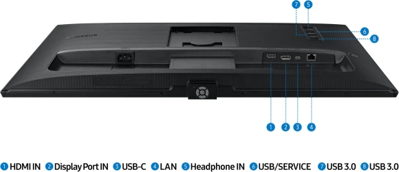 Монитор Samsung 27" ViewFinity S27B800PXIXCI черный IPS LED 16:9 HDMI полуматовая HAS Piv 350cd 178гр/178гр 3840x2160 60Hz DP 4K USB 6.7кг