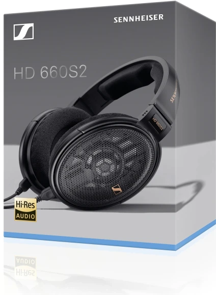 Наушники накладные Sennheiser HD 660S2 1.8м черный проводные оголовье (700240 HD 660S2)