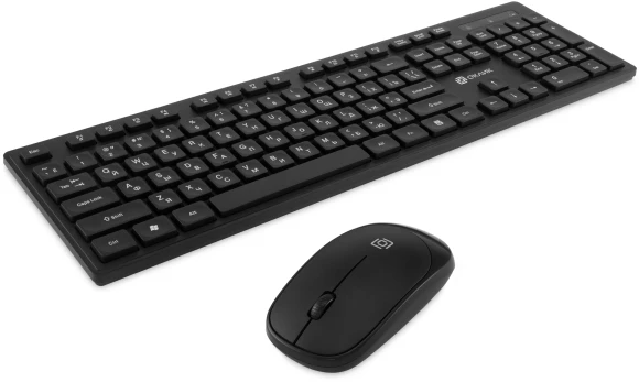 Клавиатура + мышь Оклик S255W клав:черный мышь:черный USB беспроводная Multimedia (1909361) Клавиатура + мышь Оклик S255W клав:черный мышь:черный USB беспроводная Multimedia (1909361)