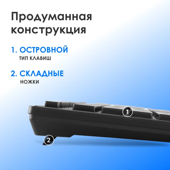 Клавиатура + мышь Оклик S255W клав:черный мышь:черный USB беспроводная Multimedia (1909361) Клавиатура + мышь Оклик S255W клав:черный мышь:черный USB беспроводная Multimedia (1909361)