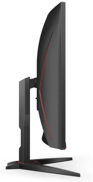 Монитор AOC 31.5" Gaming C32G2ZE/BK черный/красный VA LED 16:9 HDMI матовая 300cd 178гр/178гр 1920x1080 240Hz FreeSync DP FHD 6.98кг