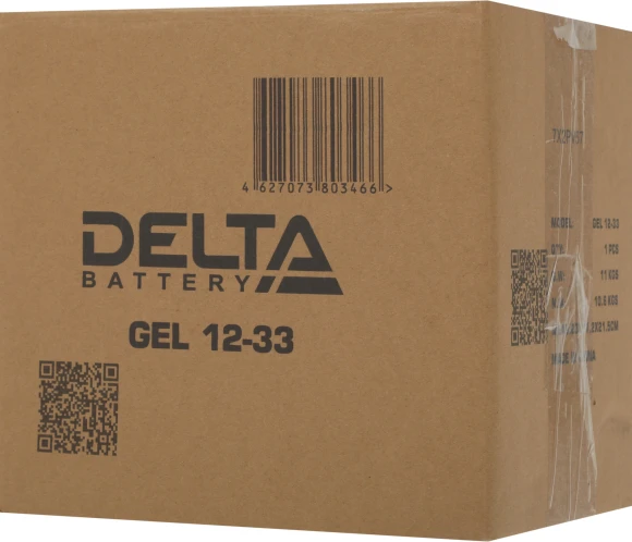 Батарея для ИБП Delta GEL 12-33 12В 33Ач Батарея для ИБП Delta GEL 12-33 12В 33Ач