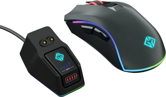 Мышь GMNG GG-MS400WO черный оптическая 10000dpi беспров. USB 7but (1899942)