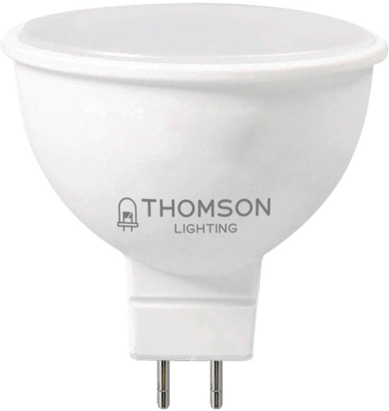 Лампа светодиодная Thomson TH-B2325 4Вт цок.:GU10 рефлек. 220B св.свеч.бел.хол. MR16 (упак.:1шт)