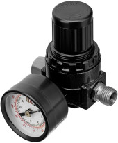 Регулятор давления для компрессоров Denzel R1500 1500л/мин черный Регулятор давления для компрессоров Denzel R1500 1500л/мин черный