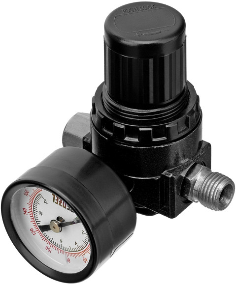 Регулятор давления для компрессоров Denzel R1500 1500л/мин черный