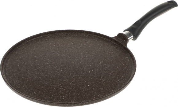 Сковорода НМП 296332 круглая ручка несъемная (без крышки) коричневый