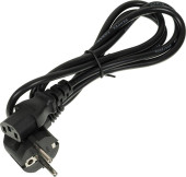 Кабель IEC C13 Евровилка 1.5м черный Кабель IEC C13 Евровилка 1.5м черный