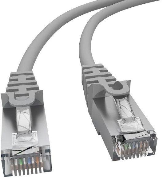 Патч-корд NTSS NTSS-PC-FTP-RJ45-5e-2.0-LSZH-GY FTP RJ-45 вил.-вилка RJ-45 кат.5E 2м серый LSZH 26AWG