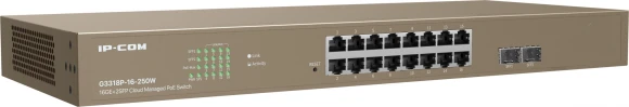 Коммутатор IP-Com G3328F (L2) 24x1Гбит/с 4xКомбо(1000BASE-T/SFP) 4SFP управляемый