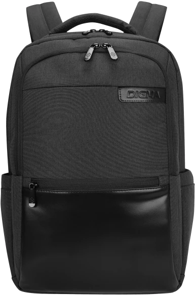 Рюкзак для ноутбука 15.6" Digma Lifestyle L1 черный полиэстер (DGBP15L1BK)