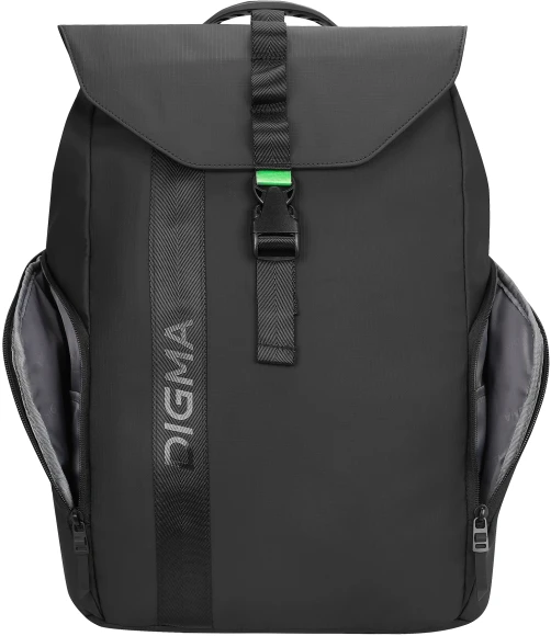 Рюкзак для ноутбука 15.6" Digma Lifestyle L1 черный полиэстер (DGBP15L1BK)