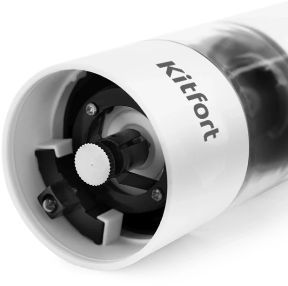 Перечница электрическая Kitfort КТ-2027 черный/белый Перечница электрическая Kitfort КТ-2027 черный/белый