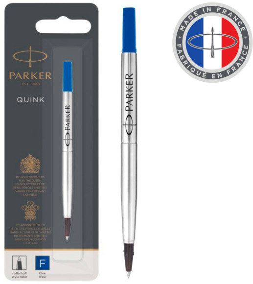 Стержень роллер Parker Quink Z01 (1950322) F 0.5мм синие чернила блистер Стержень роллер Parker Quink Z01 (1950322) F 0.5мм синие чернила блистер
