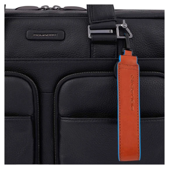 Сумка мужская Piquadro Modus Special CA2849MOS/N с отделением для ноутбука 14" черная натур.кожа