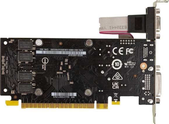 Видеокарта MSI PCI-E 2.0 N210-1GD3/LP NVIDIA GeForce 210 1Gb 64bit DDR3 460/800 DVIx1 HDMIx1 CRTx1 Ret low profile