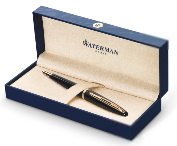 Ручка шариков. Waterman Carene (S0700380) Black GT M син. черн. подар.кор.
