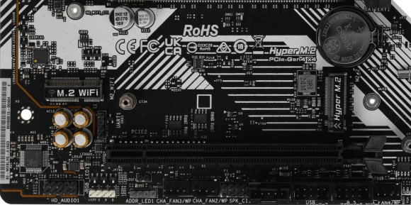 Материнская плата Asrock B760M PRO RS Soc-1700 Intel B760 4xDDR5 mATX AC`97 8ch(7.1) 2.5Gg RAID+HDMI+DP
