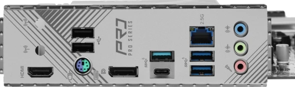 Материнская плата Asrock B760M PRO RS Soc-1700 Intel B760 4xDDR5 mATX AC`97 8ch(7.1) 2.5Gg RAID+HDMI+DP