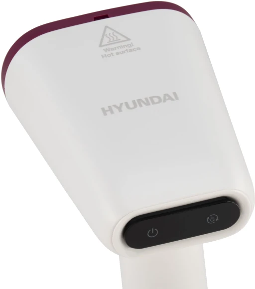 Отпариватель ручной Hyundai H-HS02890 1650Вт белый/вишневый