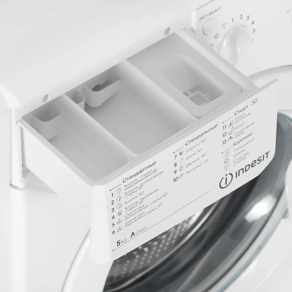 Стиральная машина Indesit EcoTime IWSB 5105 класс: A загр.фронтальная макс.:5кг белый